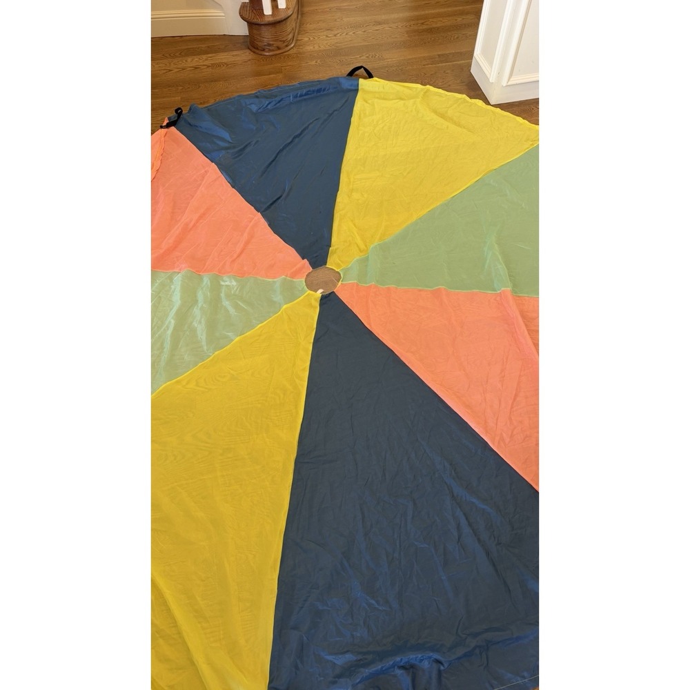 Play Parachute 10ff with 8 Handles Multicolored